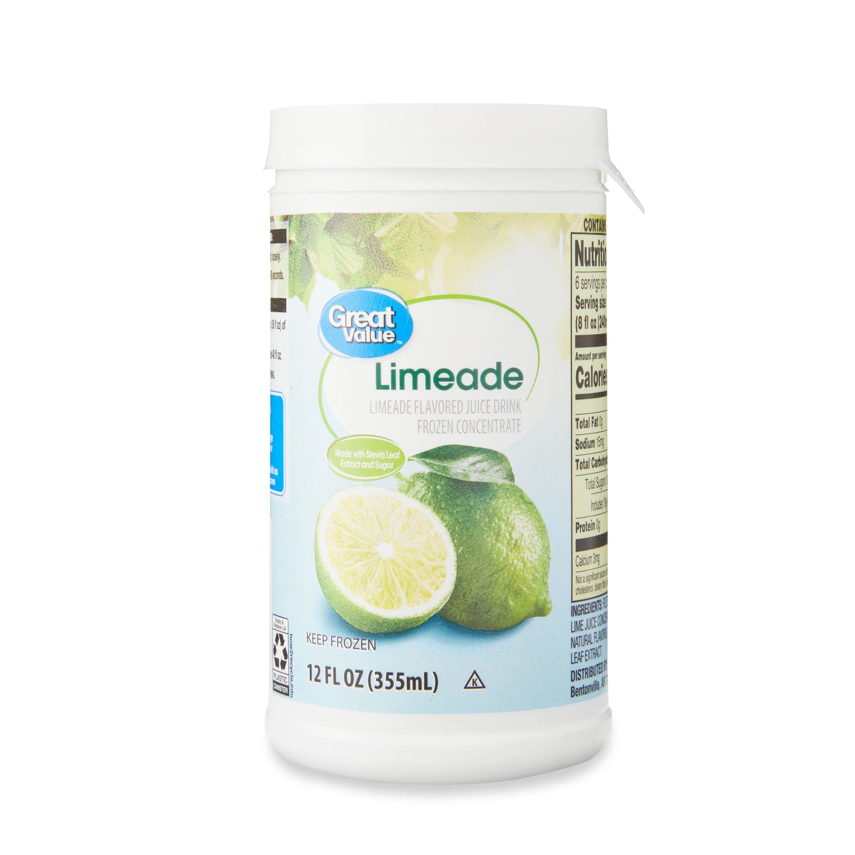 Great Value Limeade Flavored Juice Drink, Frozen, 12 fl oz | Walmart (US)