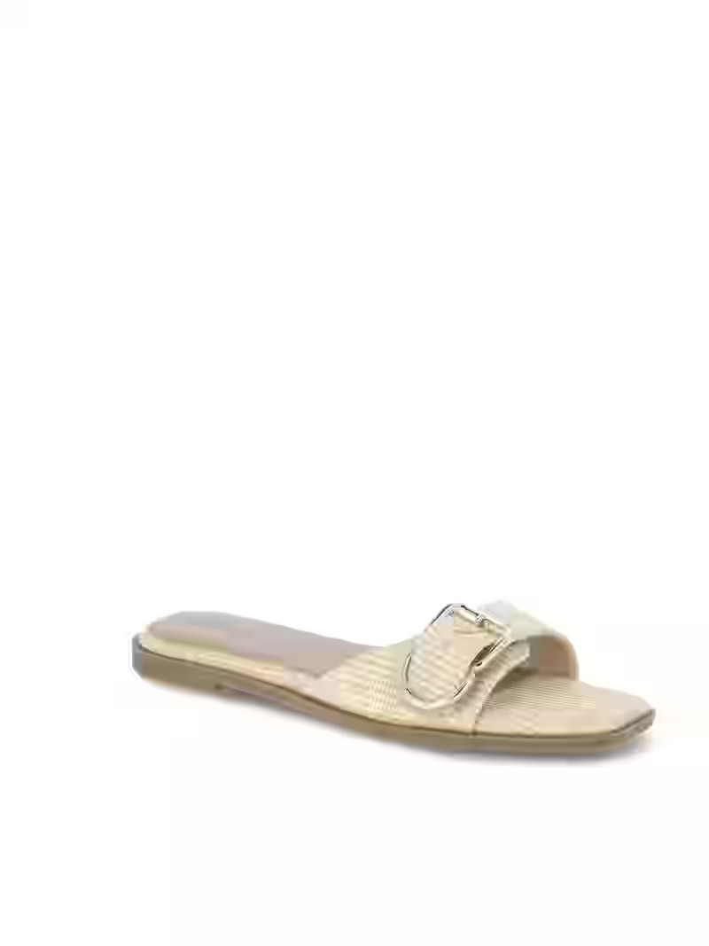 Free Assembly Women's Buckle Slide Sandals, Sizes 6-11 | Walmart (US)