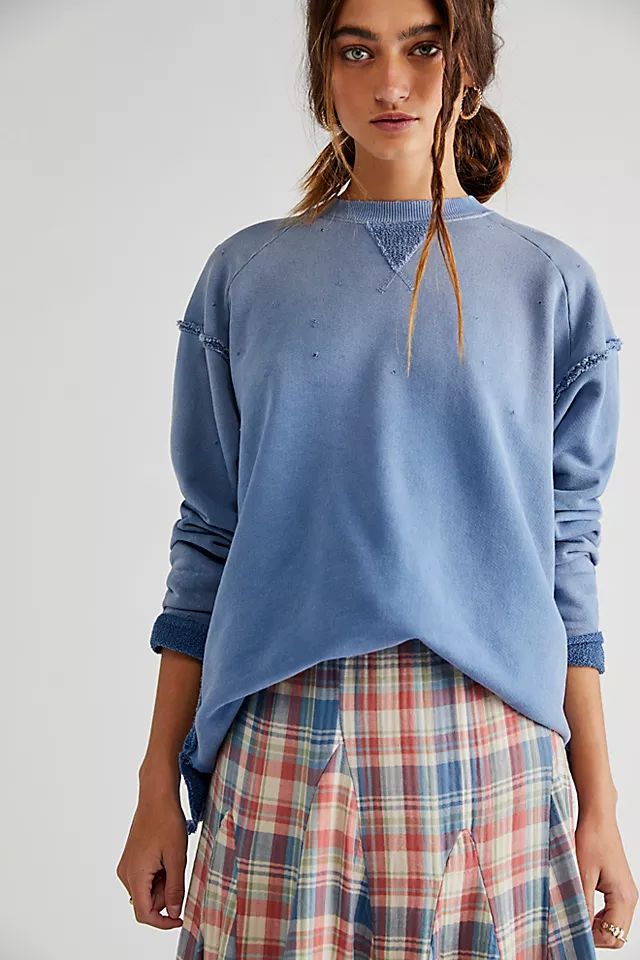 Big Sur Destroyed Wash Pullover | Free People (Global - UK&FR Excluded)