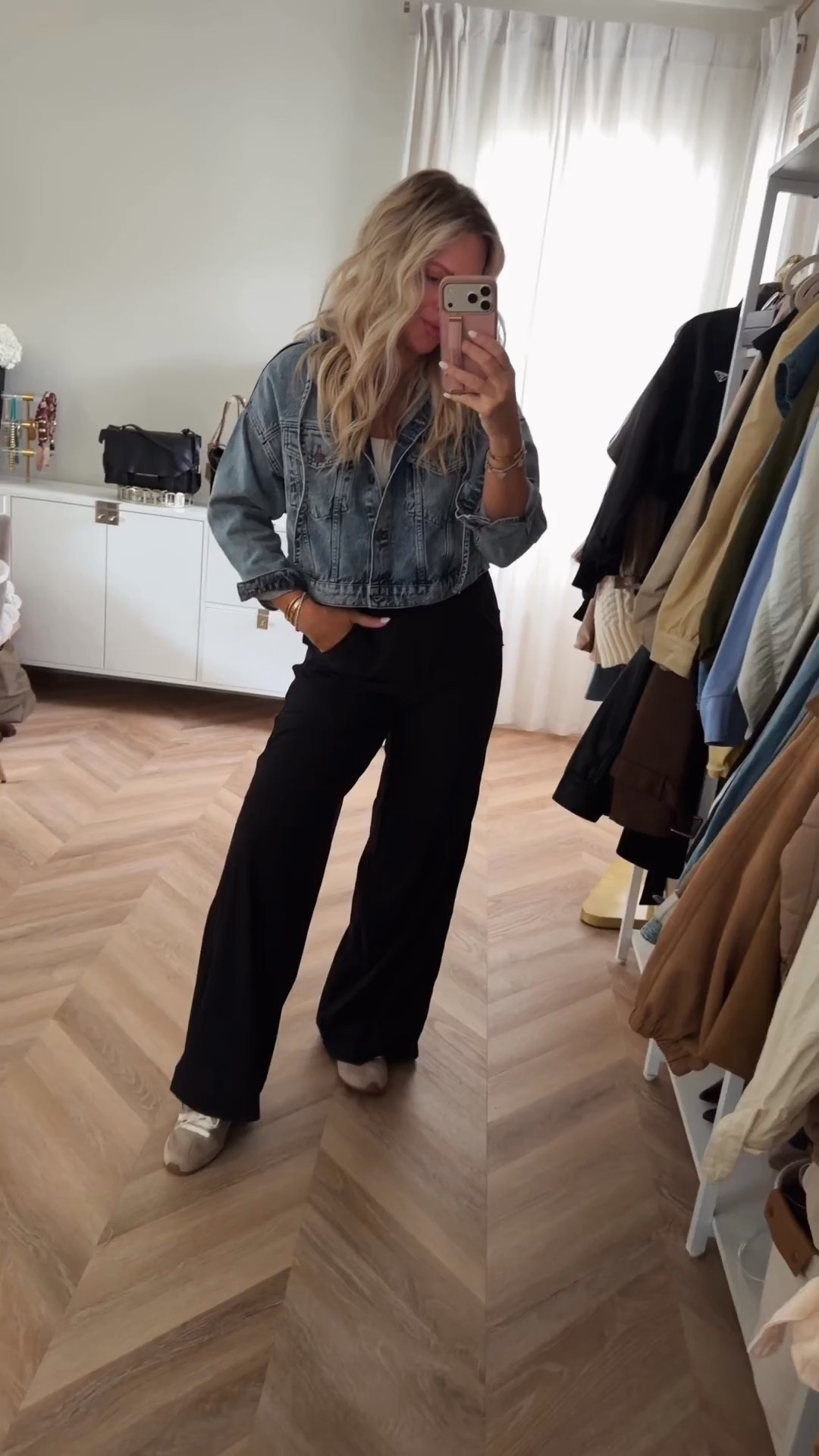 Casual & cute!
XS in jacket 
Small in pants

Travel outfit. Travel style. Casual fit. Casual outfit. ￼

#LTKSeasonal #LTKootd #LTKTravel