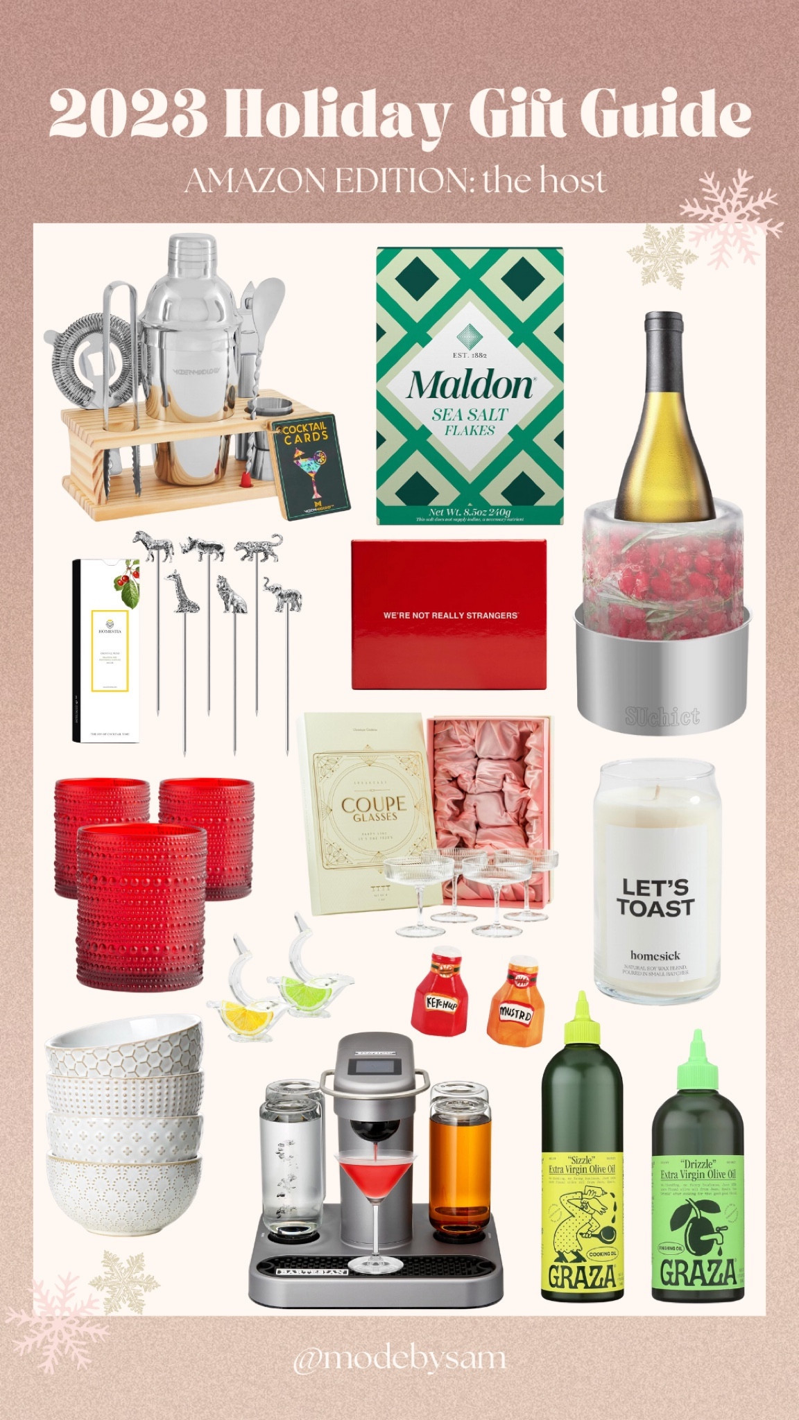 Amazon gift guide for the host! 🎅🏼❤️

Gifts for him, gifts for her, gifts for the in-laws!
 

#LTKGiftGuide #LTKHoliday #LTKSeasonal