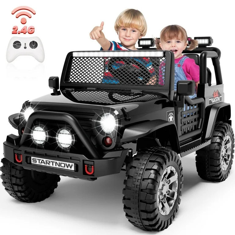 Joyracer 24V 2 Seater Kids Ride on Truck with Remote Control, 4×200W Motor, Electric Battery Pow... | Walmart (US)