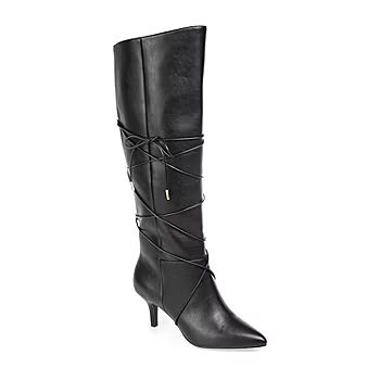 Journee Collection Womens Kaavia Stiletto Heel Riding Boots | JCPenney