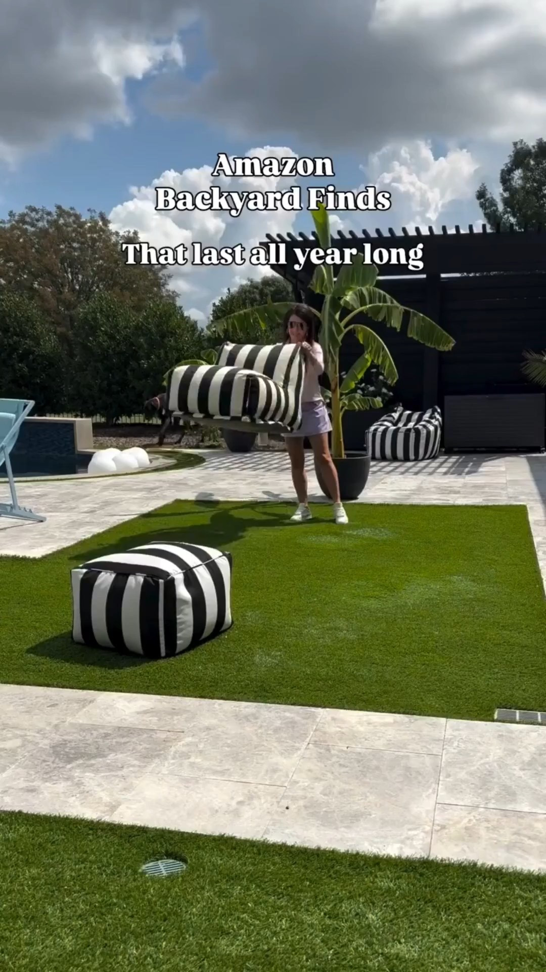 Because your backyard finds can last all year long! ✨ Fade and weather resistant is the best! Y’all know we live in the backyard! 

#backyard #outdoor #exterior  #founditonamazon #amazonfavorites #amazonmusthaves #amazonhome #amazonhomefinds #backyardpool #outdoorliving  backyard outdoor furniture

#LTKdayinmylife #LTKFindsUnder100 #LTKHome