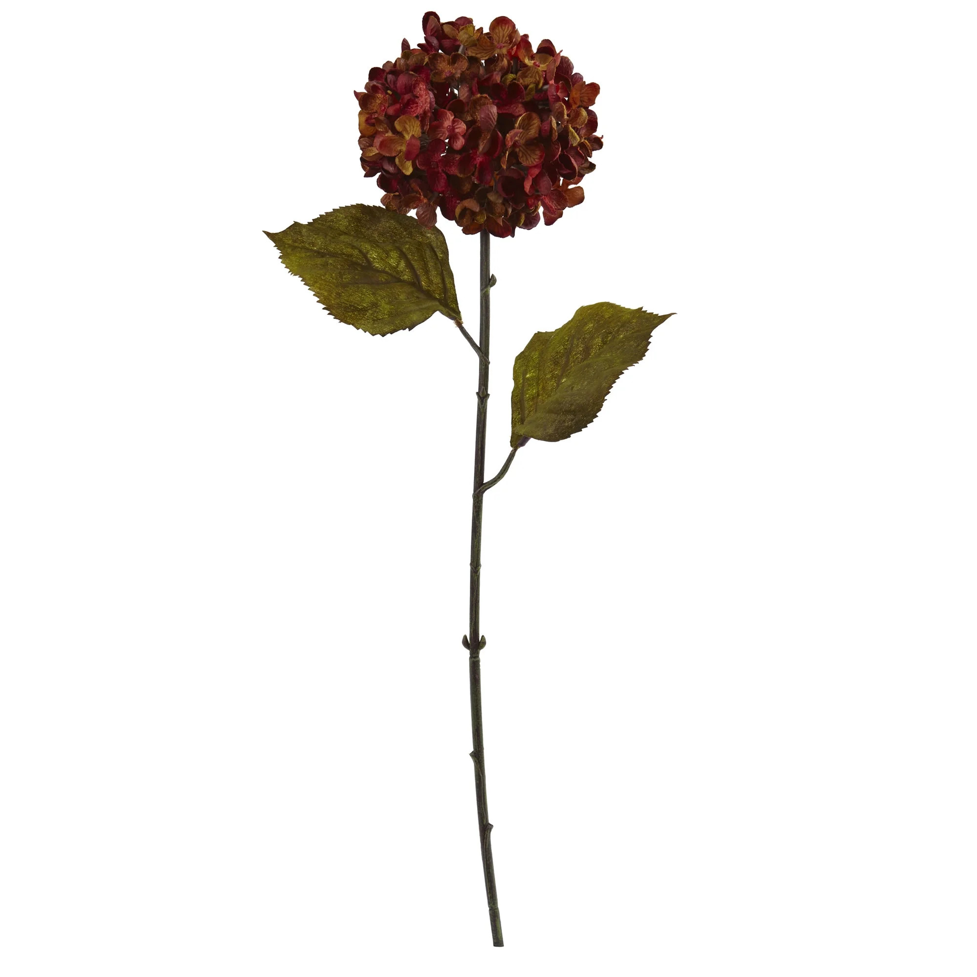 Nearly Natural 22” Fall Hydrangea Artificial Flower (Set of 6) | Walmart (US)