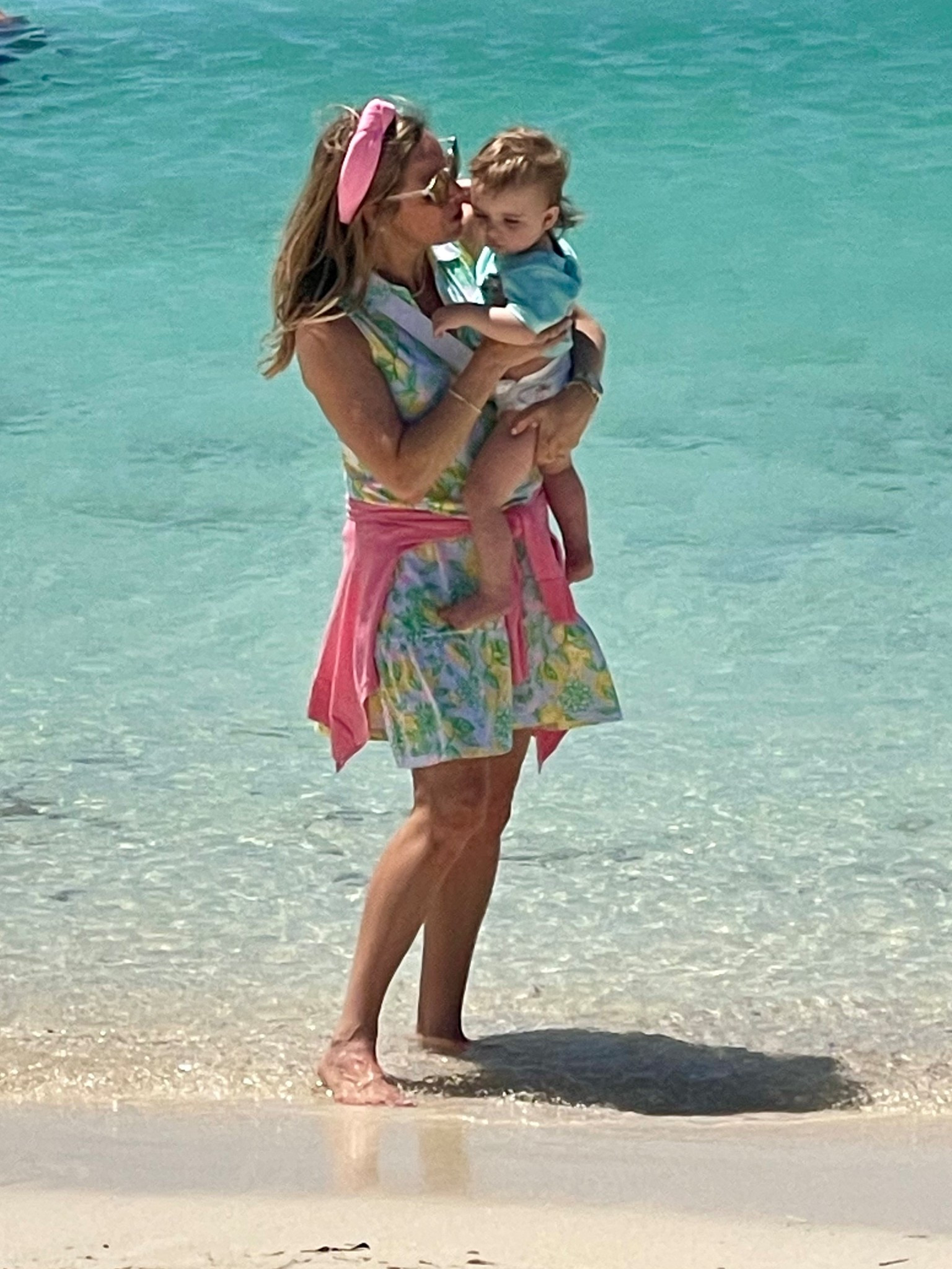 Code ASHLEYBA for 10% off my Melinda Maria jewelry ✨

Beach day magic with my mini in the Lilly Pulitzer Riegan Dress — the perfect sleeveless cotton poplin dress for tropical getaways ☀️🌴👗. This classic fit-and-flare silhouette has a collared neckline, smocked waistband, and the dreamiest pastel print that pops against the turquoise waters 🌊🌸🩷. I tied a lightweight pink cardigan around my waist and added a pink headband for a playful pop of color 🧁💗.

My daughter is rocking the cutest Nassau beach tee over her swim diaper — living her best baby beach life 🍼🏖️🐚! Nothing sweeter than sandy toes and ocean snuggles with your little one 👶👩‍👧💞.

Outfit Details:
	•	Dress: Lilly Pulitzer Riegan Dress (size XS) 🌺
	•	Accessories: Melinda Maria jewelry (code ASHLEYBA for 10% off!) 💎✨, pink headband 🎀, pink cardigan 🩷
	•	Location: Nassau, Bahamas ⛱️🦩


Lilly Pulitzer Riegan dress, beach mommy and me look, pastel vacation outfit, tropical mom style, preppy beachwear, cotton poplin dress for travel, Bahamas beach day outfit

Perfect for:
Cruise excursions 🚢, beach photos 📸, spring break 🌼, resort vacations 🌺, family fun in the sun ☀️

Sandy toes, salty kisses & sunshine style — shop this coastal cuteness now on LTK! 🛍️👙✨

#LTKOver40 #LTKFindsUnder100 #LTKFindsUnder50