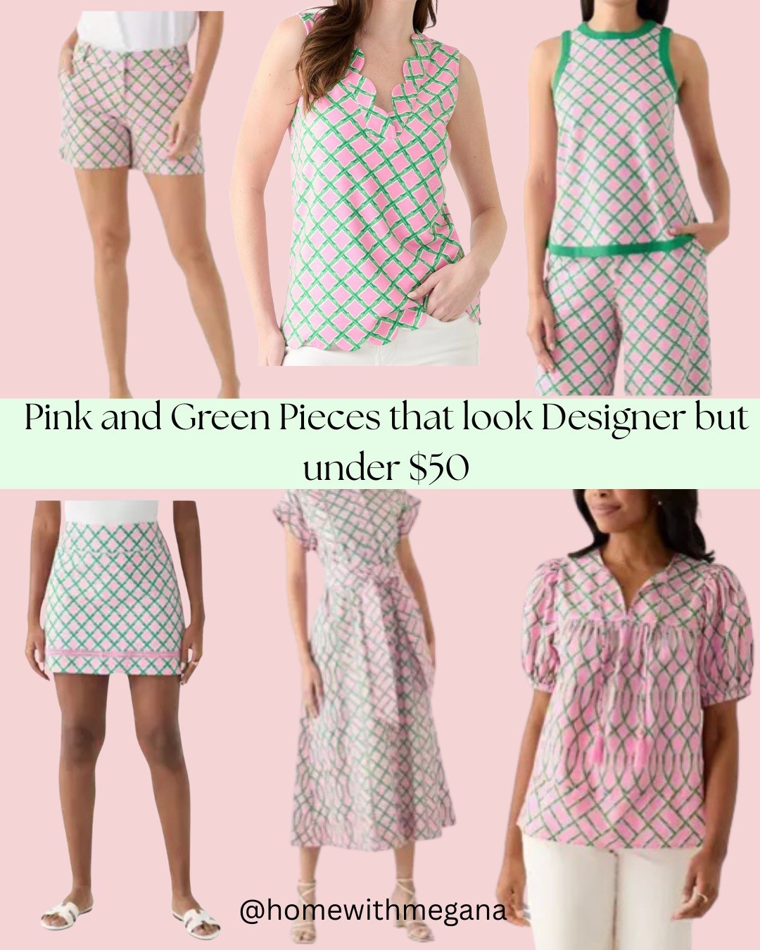 The cutest Pink and Green pieces look designer but all under $50!!

#belk #crownandivy #pinkandgreen #springdress #springstyle #palmbeach

#LTKSeasonal #LTKFindsUnder50 #LTKSaleAlert