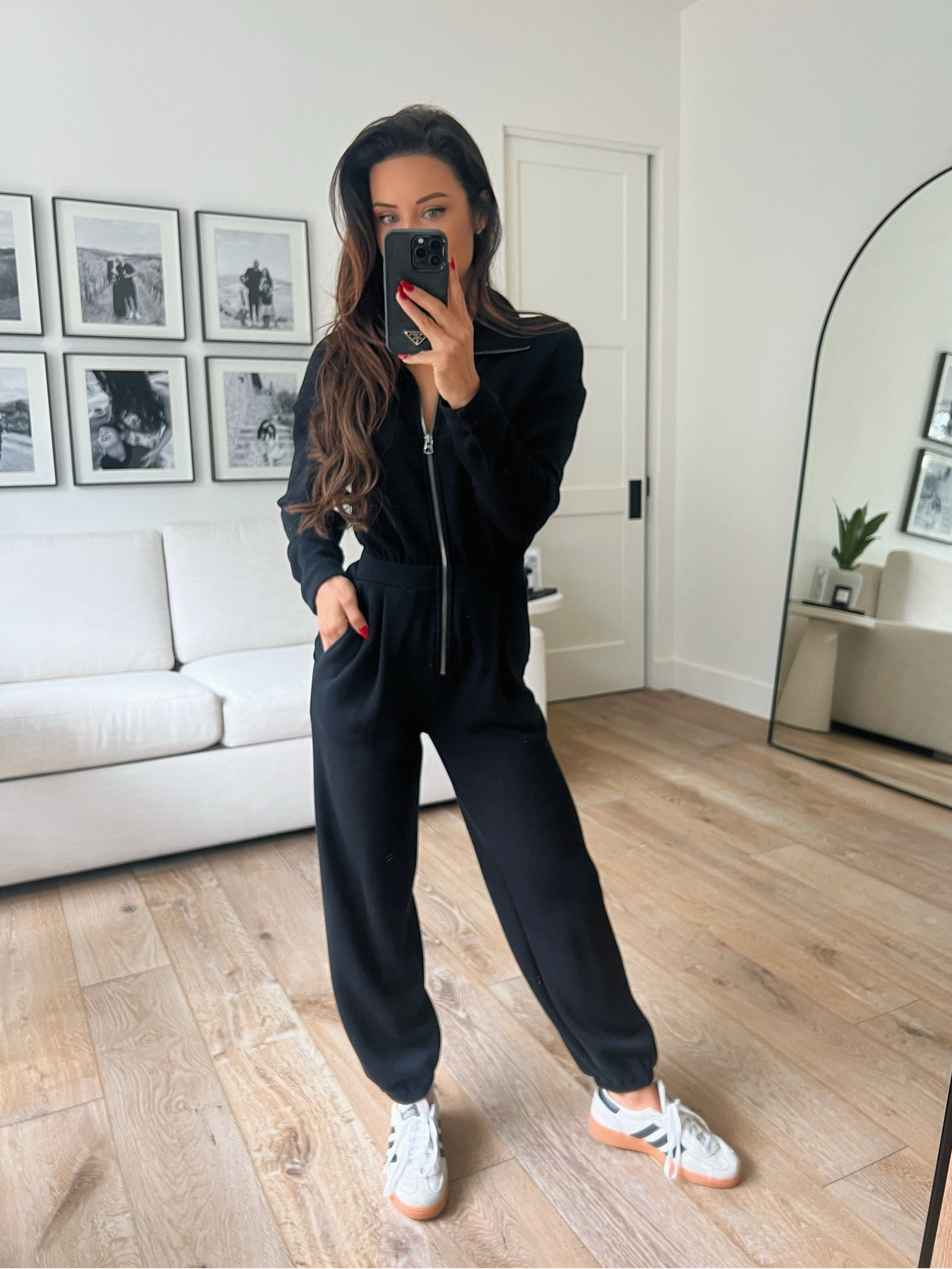 The jumpsuit I love so much. I bought it in another color. Super comfy perfect for pick up and drop off and travel as well. I’m wearing a size extra small.

#LTKStyleTip #LTKTravel #LTKSeasonal