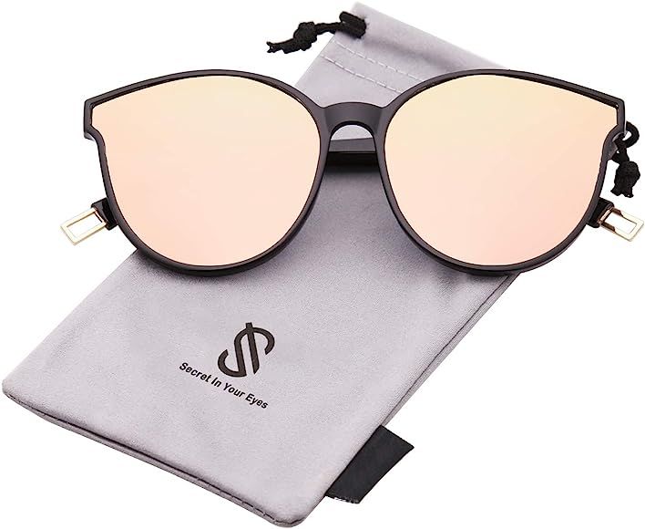 SOJOS Fashion Round Sunglasses for Women Men Oversized Vintage Shades SJ2057 | Amazon (US)