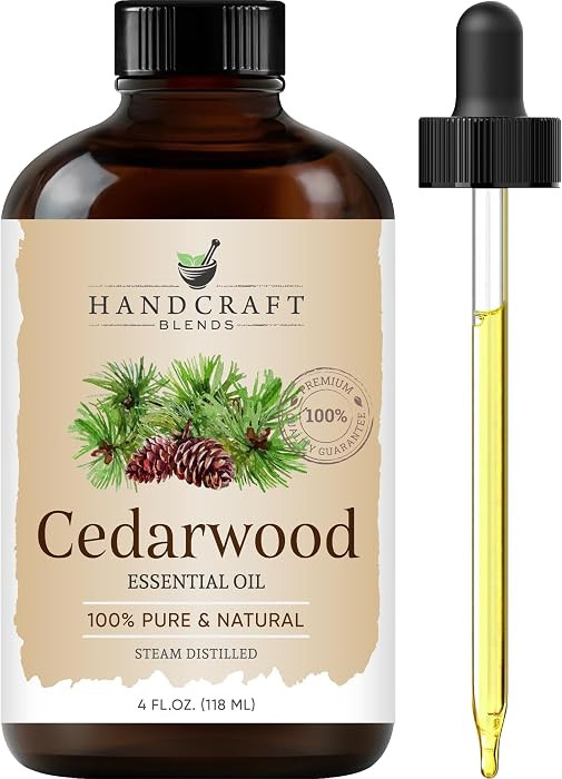 Handcraft Blends Cedarwood Essential Oil \u2013 Huge 4 Fl Oz \u2013 100% Pure and Natural \u2013 ... | Amazon (US)