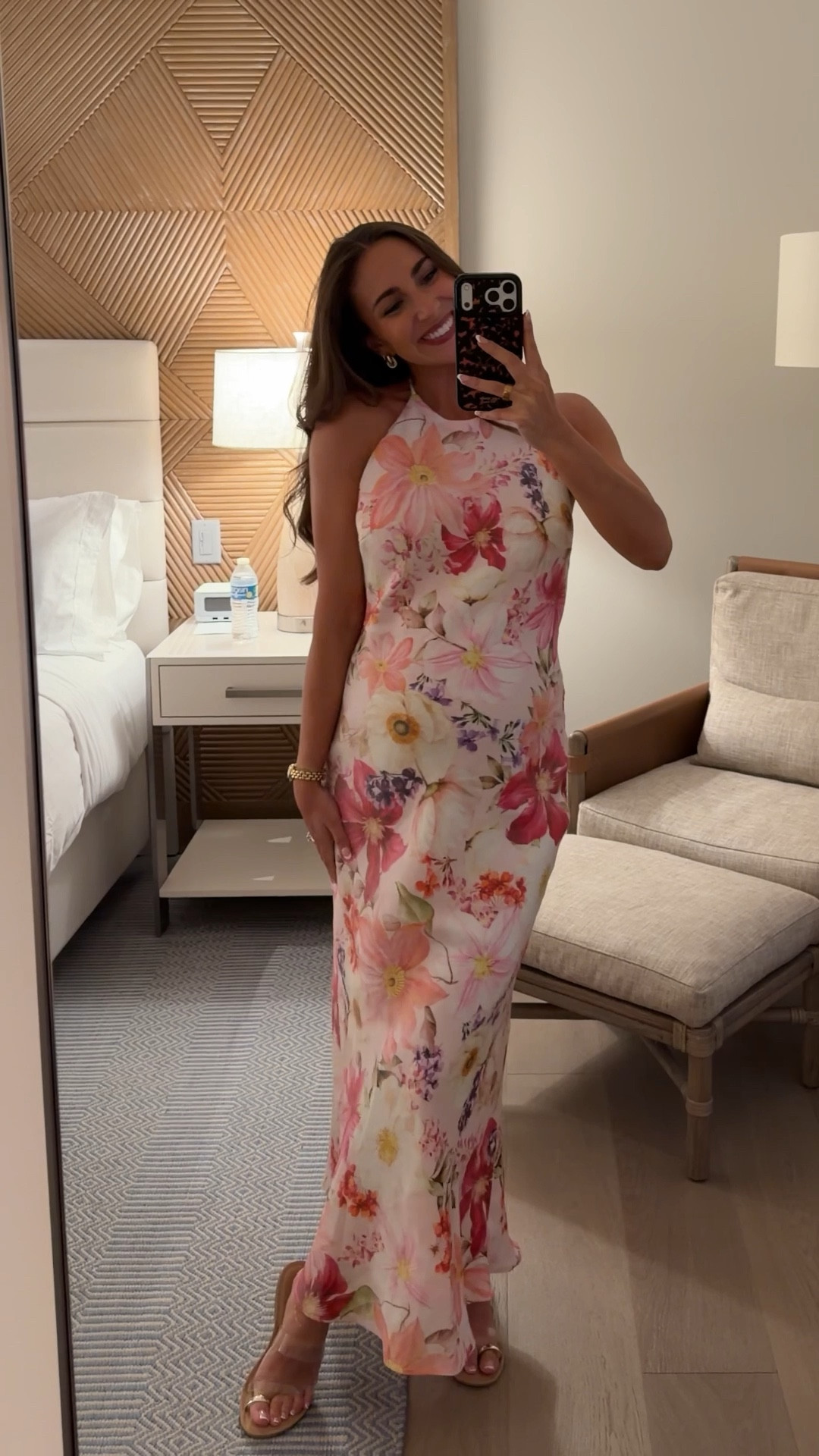 Bump friendly spring floral dress 🌸 so comfortable!! I sized up for the bump. Love this for a vacation! 

#LTKootd #LTKSeasonal #LTKTravel