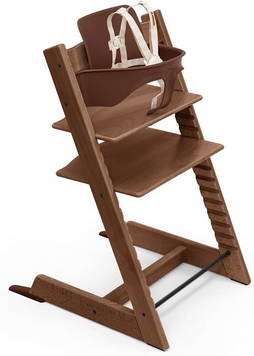 Stokke Tripp Trapp High Chair + Baby Set + Harness, Oak Warm Brown | Amazon (US)