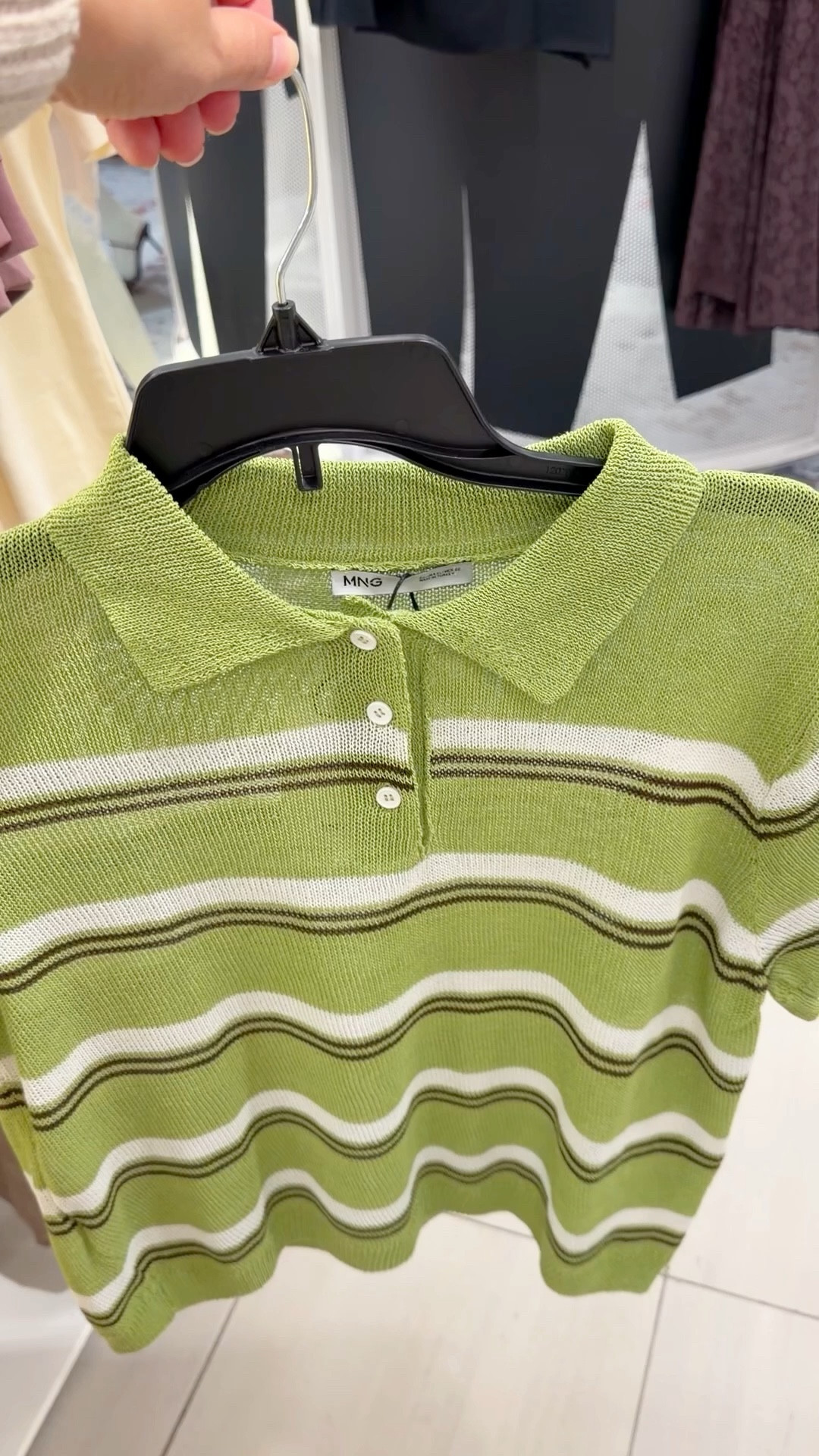 Love the color combo and style of this lightweight short sleeve polo sweater for spring and summer outfits 2026! Would be really cute with white jeans or shorts and also chocolate brown pants. Linked some ideas below. Easy to dress up or dress down so it can be worn for workwear or everyday casual. 

#LTKOver40 #LTKWorkwear #LTKootd