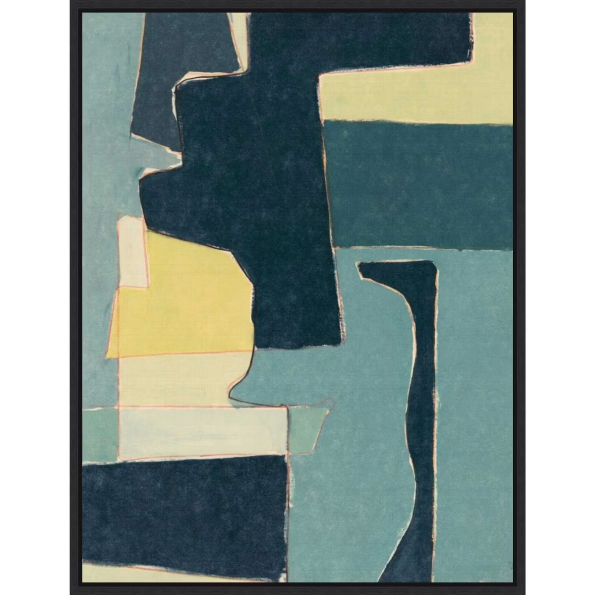 Amanti Art Blue Note II by Rob Delamater Canvas Wall Art Print Framed 18 x 24-in. | Target