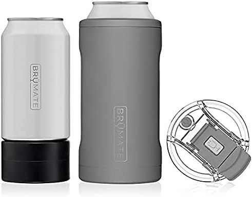 Br\u00fcMate Hopsulator Trio 3-in-1 Insulated Can Cooler for 12oz / 16oz Cans + 100% Leak Proof T... | Amazon (US)