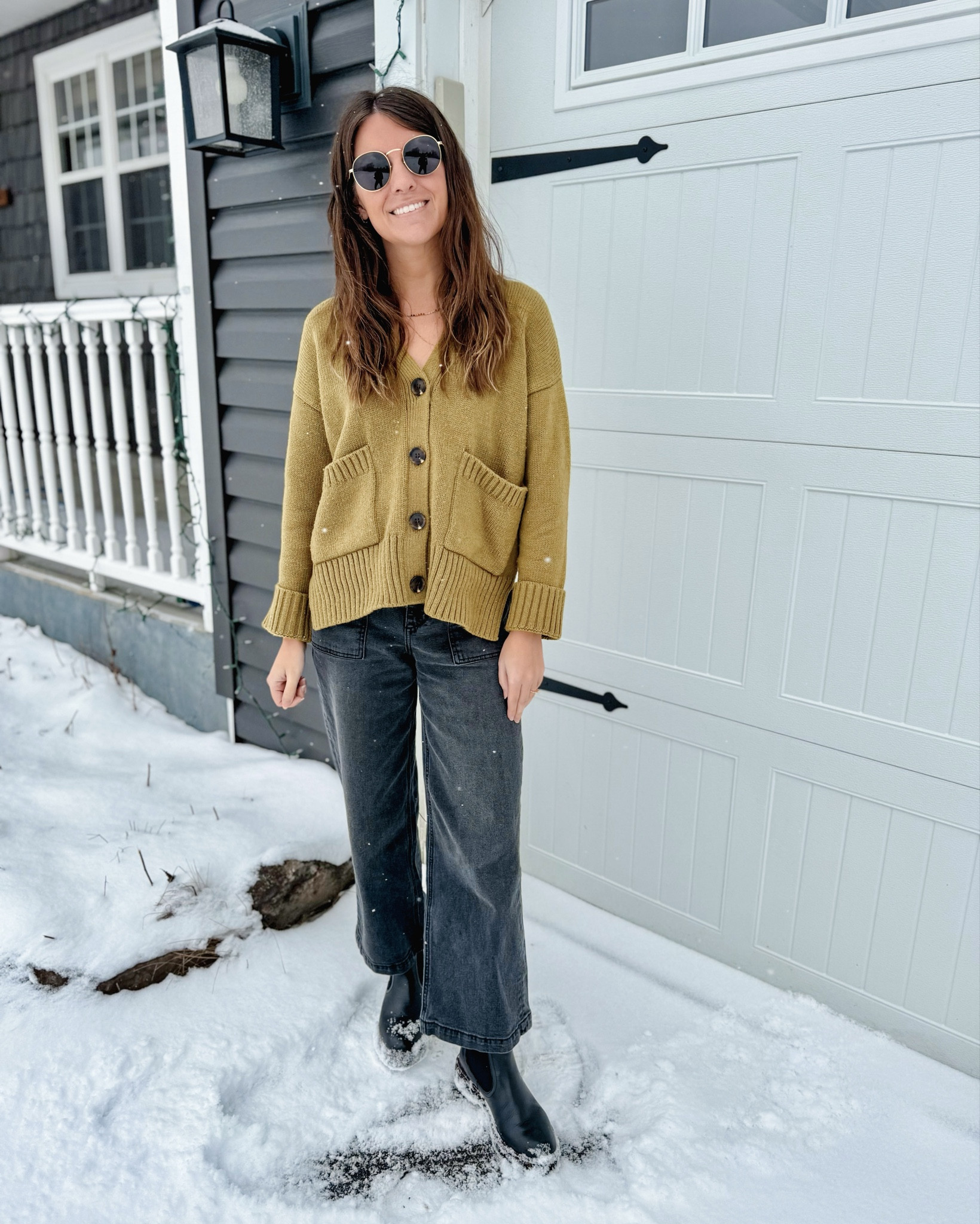 My sweater is almost sold out so I linked similar. Wearing xs. 

My jeans are older so I linked an almost exact pair that I LOVE. My boots are size 6.5 and almost sold out so also linked similar. 

#LTKPetite #LTKgrwm #LTKootd