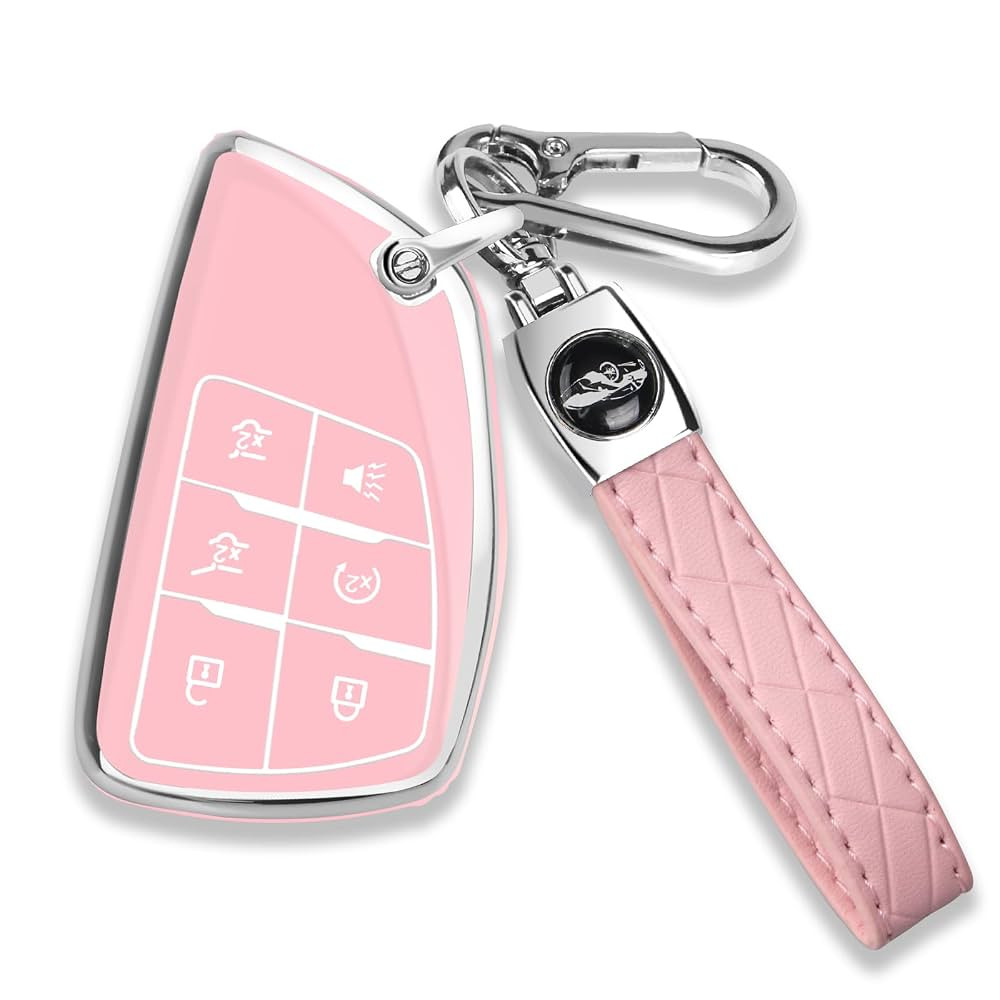 QBUC for Chevy Key Fob Cover with Keychain Soft TPU Protection Case Compatible with 2021-2026 Che... | Amazon (US)