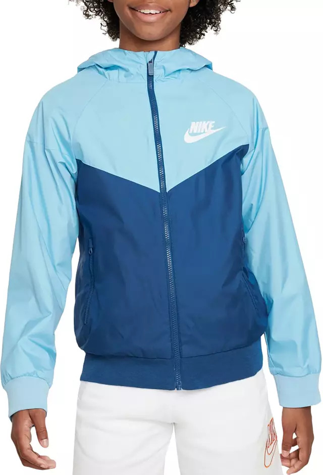 Nike Kids' Sportswear Windrunner Hooded Jacket | Dick's Sporting Goods | Dick's Sporting Goods