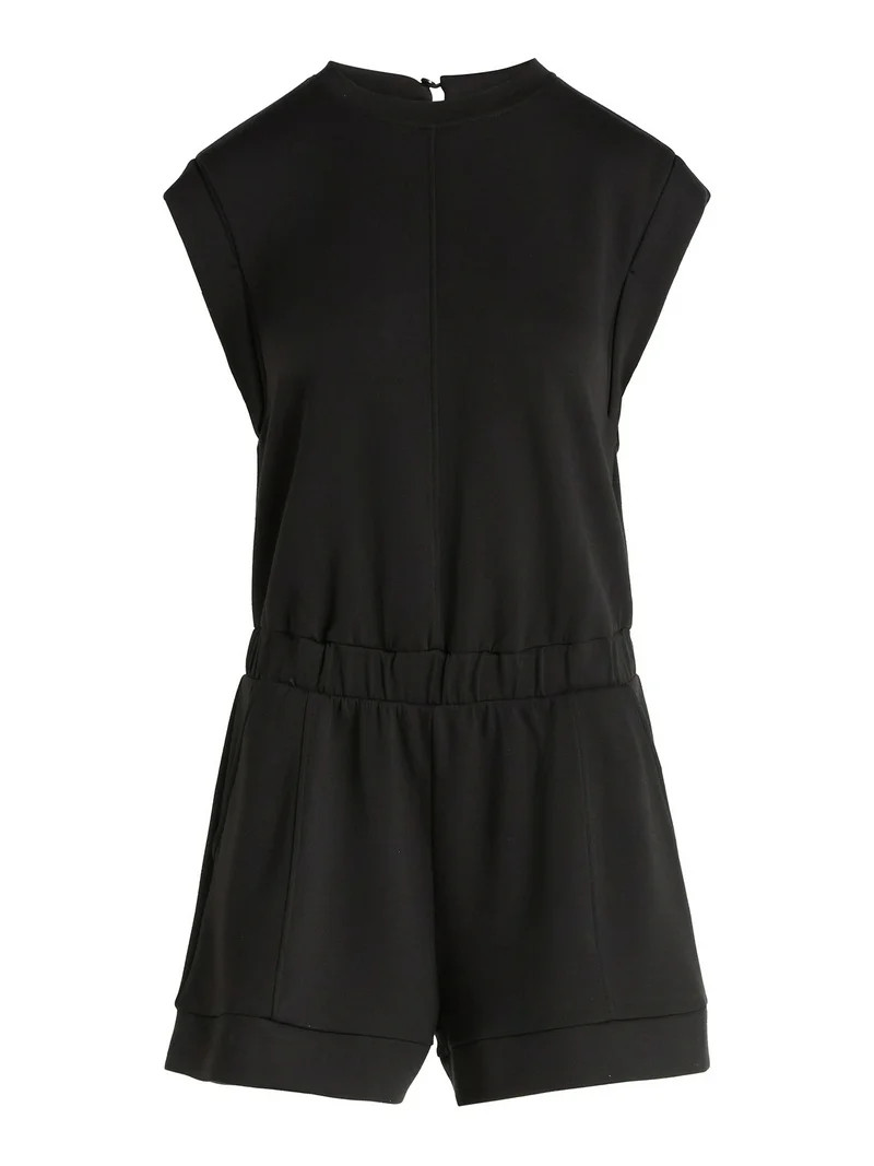 Scoop Women's Scubaknit Romper, Sizes XS-XXL | Walmart (US)