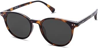 SOJOS Small Round Classic Polarized Sunglasses for Women Men Vintage Style UV400 Lens MAY SJ2113 | Amazon (US)
