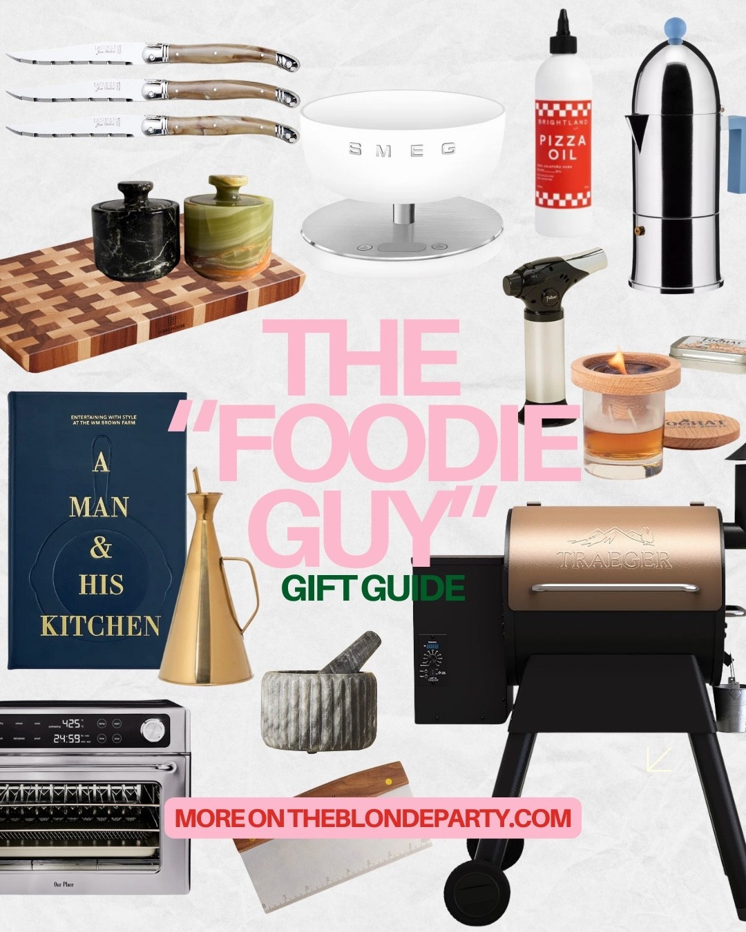 He’s the guy who’s happiest behind the grill, mastering his smoker, or showing off his knife collection. Our Gifts for the Foodie Guy guide is packed with clever kitchen gadgets, premium cookware, and grill-side gear he’ll actually use.

Whether he’s all about BBQ Sundays, espresso-making, or hosting a backyard dinner, these gift ideas are guaranteed to impress his taste buds (and everyone else’s).

Explore the full guide for kitchen, bar, and grill gifts that make every meal feel like an experience.

#LTKMens #LTKGiftGuide