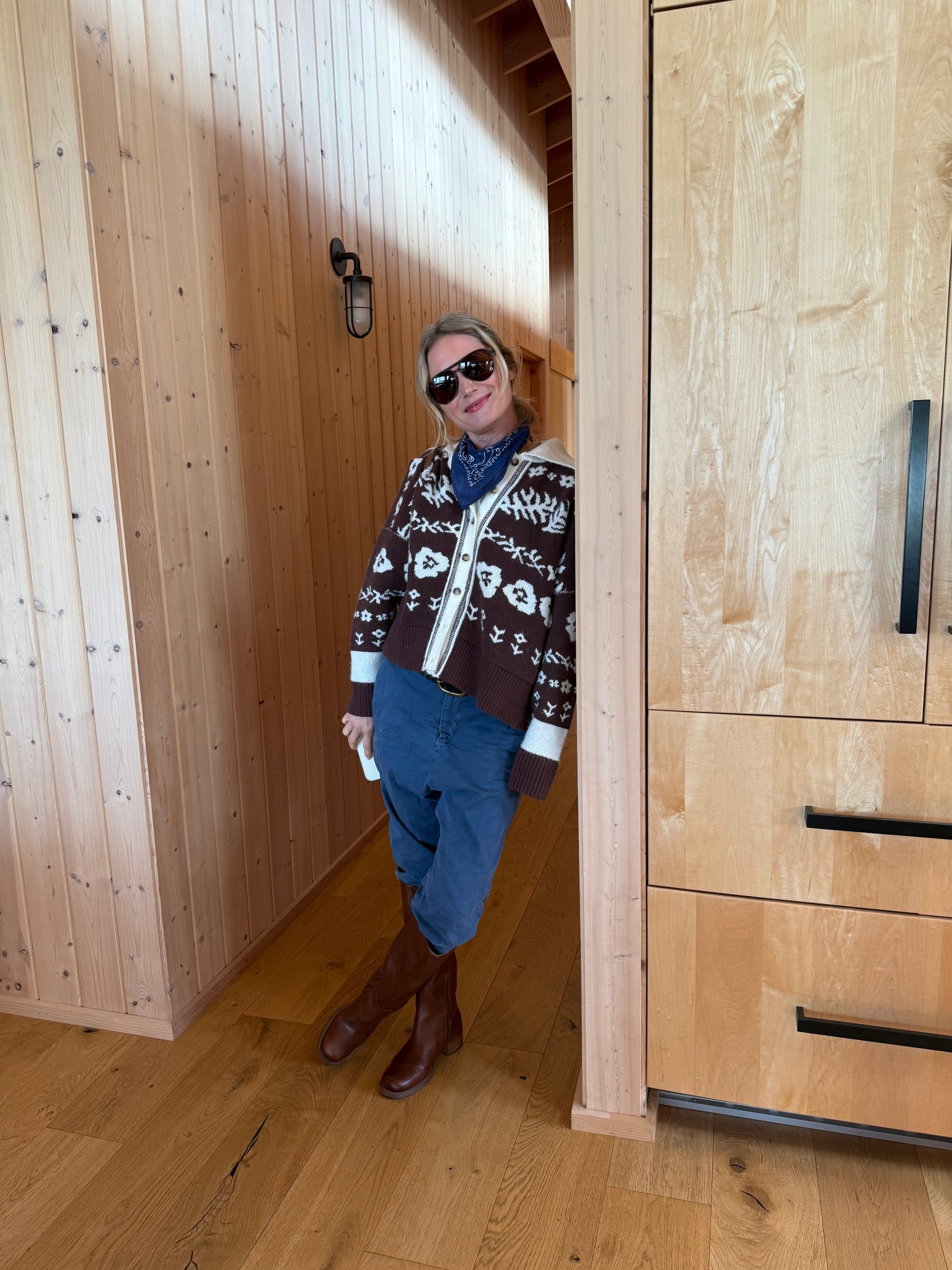 On a team retreat and I’ve been living in this sweater :) 