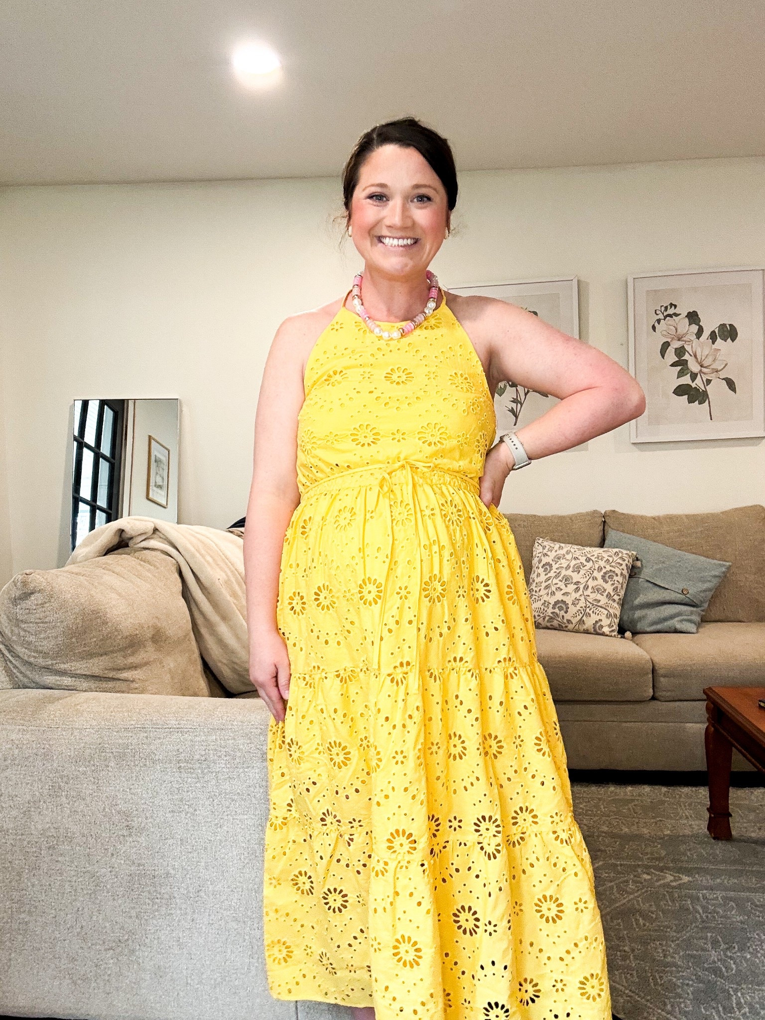 Vacation outfit. Beach style. Summer dress 