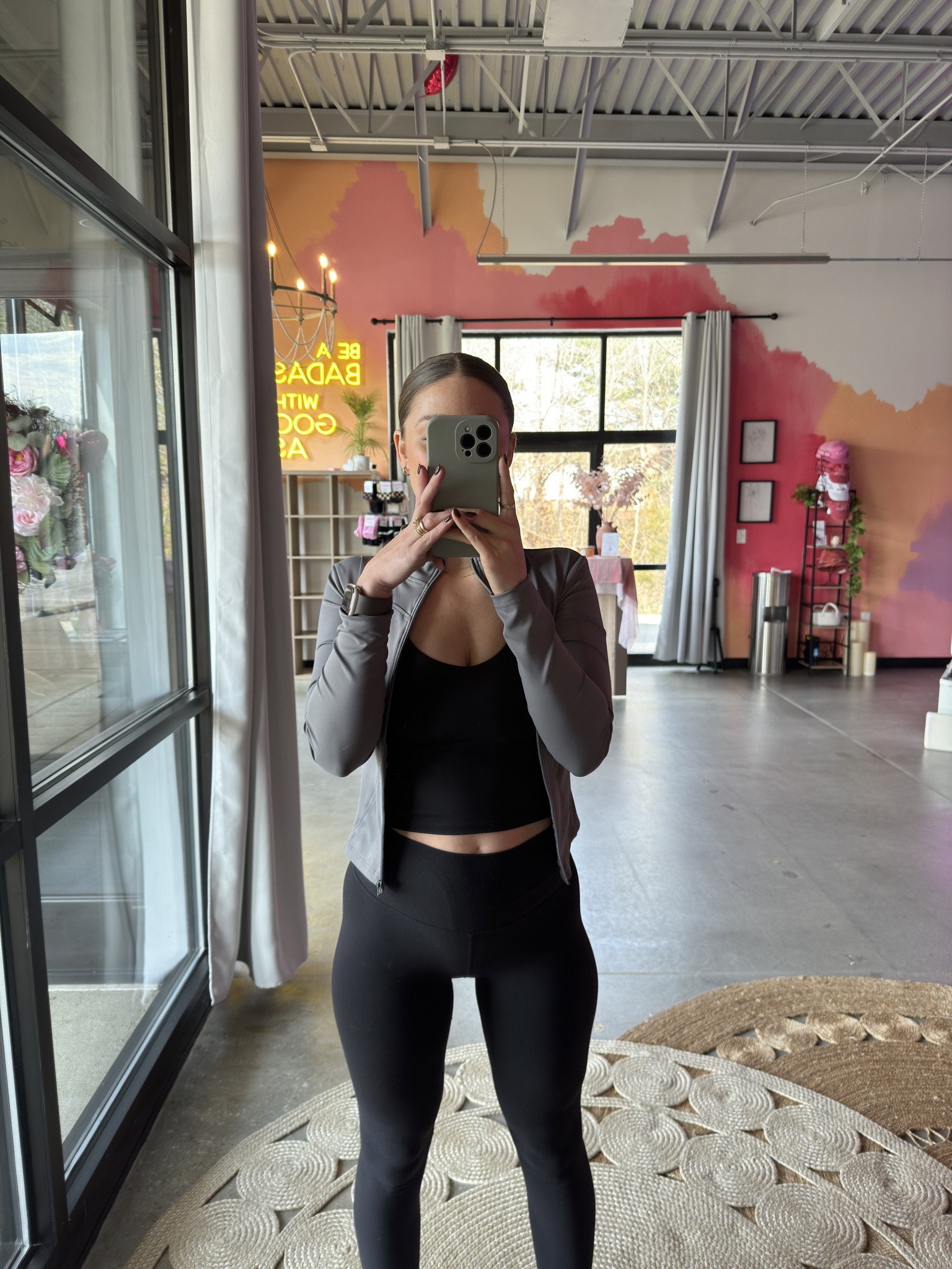 Same spot, different day, more fitness wear for teaching ☀️
Lululemon pants 28” size 4 
Tank size S 
Jacket size S
Shoes size 7.5

#LTKU #LTKfitness #LTKshoecrush