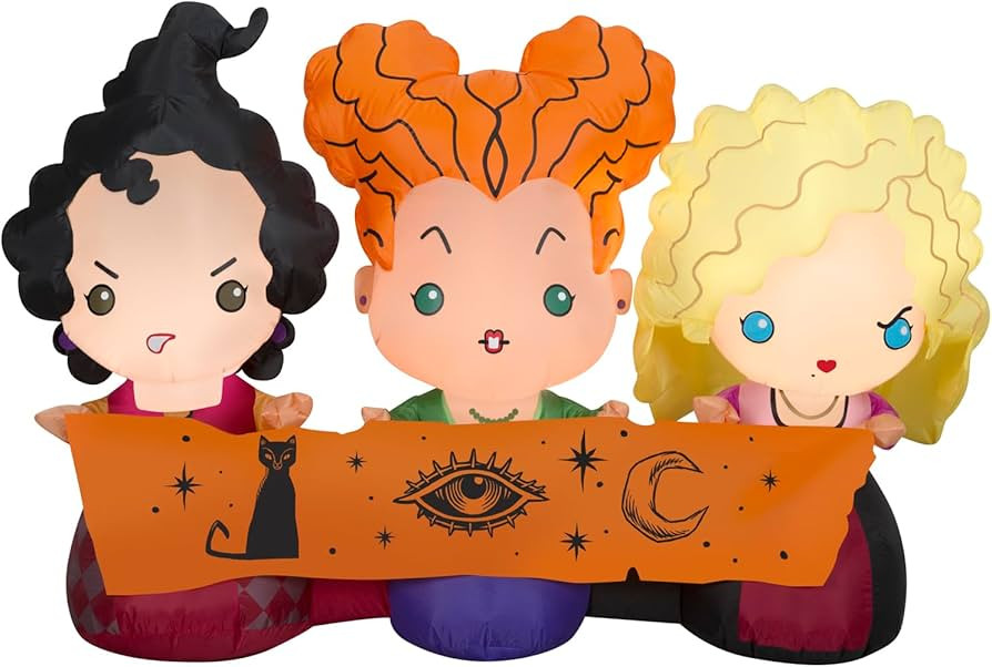 Gemmy 220556 Hocus Pocus Sisters Inflatable, One Size, Multi | Amazon (US)