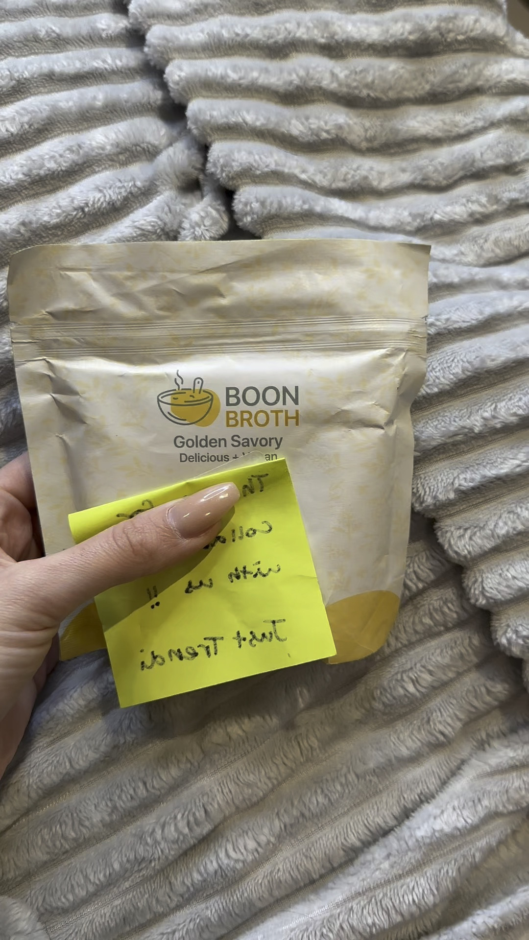 Introducing Boon Broth: a nourishing vegan alternative to traditional bone broth. Indulge in the richness of this delicious elixir that offers a reset for your gut and skin, while supporting a healthy weight and promoting joint health. Packed with 25% available calcium, 5% magnesium, and 72 trace minerals, it provides a wholesome source of nutrition with 12g of protein. Gluten-free and vegan, it stands as a superior choice to animal-based bone broths, which lack vital nutrients and require hours of boiling.

With Boon Broth, you can replace one meal per day with a delightful combination of vegetables and noodles, providing soothing relief for your gut and skin. By choosing Boon Broth, you not only improve your well-being but also contribute towards animal welfare and the preservation of our planet.

@eccobella_beauty #eccobella #eccobellapartner #broth #bonebroth #veganskincare #cleanbeauty

#LTKsalealert #LTKfindsunder100 #LTKGiftGuide