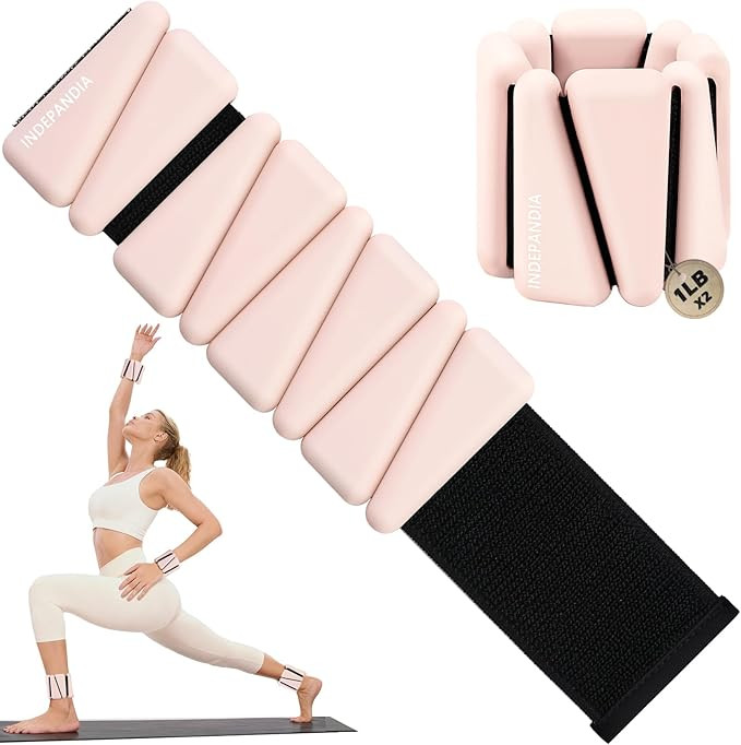 Wrist Ankle Weights for Women & Men, 2lbs/4lbs Adjustable Weighted Bangles to Boost Calorie Burn ... | Amazon (US)