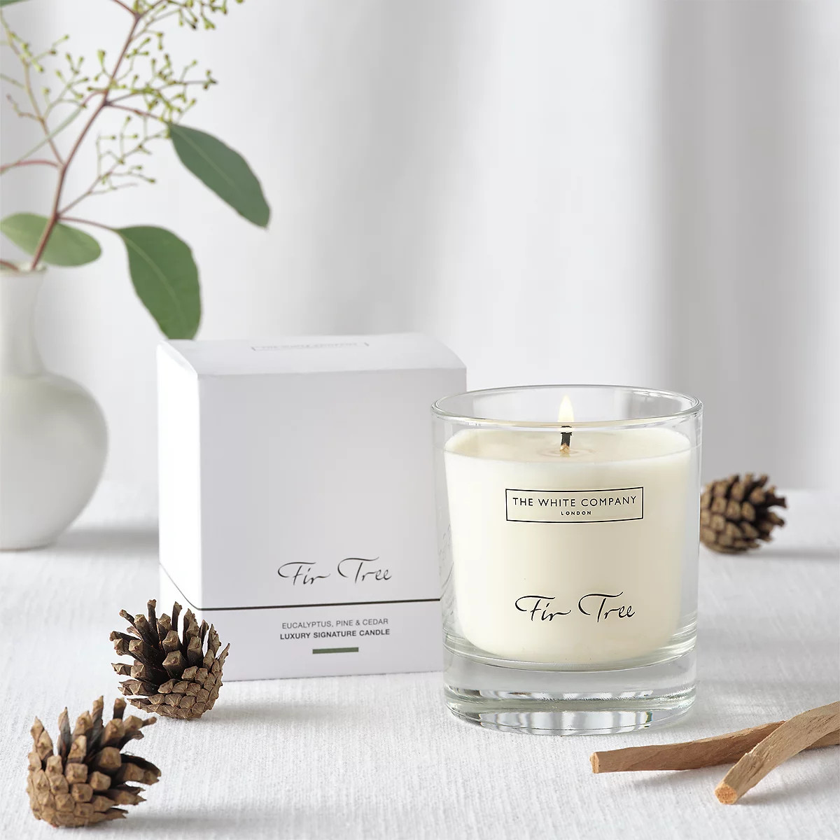 Fir Tree Luxury Signature Candle | The White Company UK & ROW