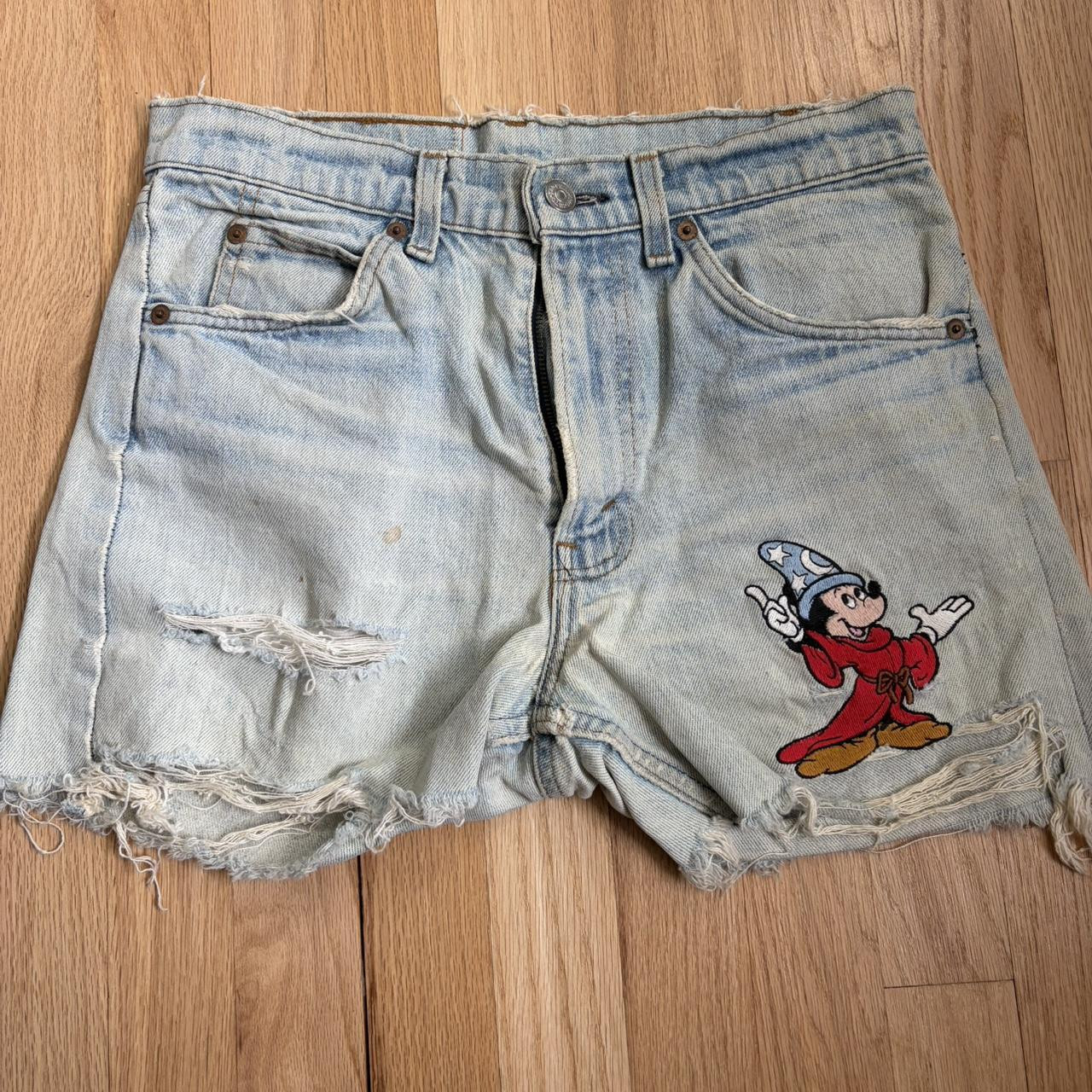 Vintage Too Cute Denim Shorts from early 90\u2019s
Mickey... | Depop | Depop US