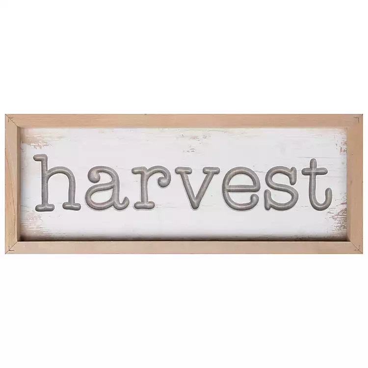 New!Carved Harvest Framed Plaque | Kirkland's Home