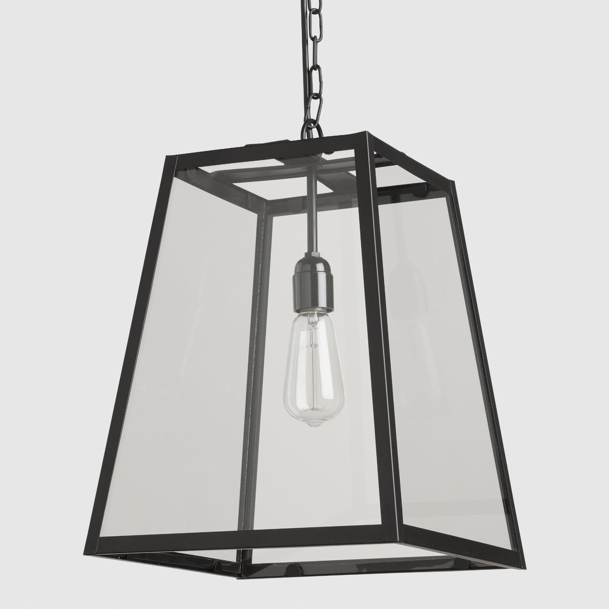 Four Sided Glass Pendant Lamp | World Market