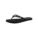 Volcom Women's Forever and Ever Flip Flop Sandal, Black Out-New, 8 | Amazon (US)