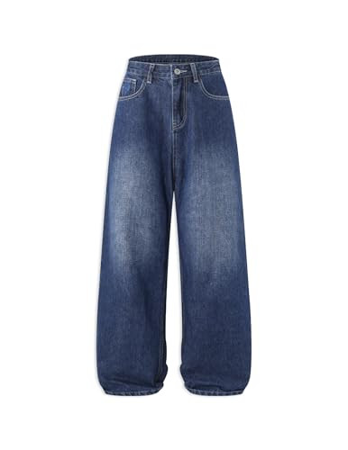 Aelfric Eden Wide Leg Jeans for Women Straight High Waisted Casual Loose Washed Y2K Baggy Boyfrie... | Amazon (US)