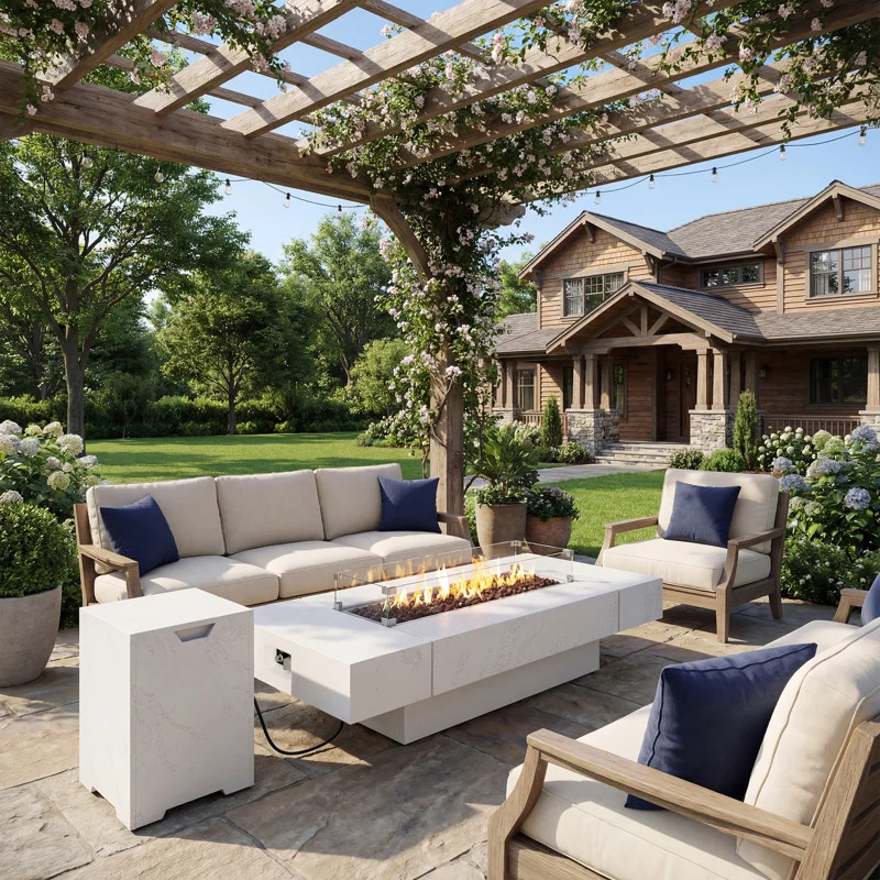 Okay, these outdoor fire pit tables are SUCH a good fall backyard upgrade. 🍁🔥 I found so many pretty options during Wayfair’s Fall Epic Sale, and some finds are up to 70% off right now. They’re perfect for those chilly evenings when you still want to sit outside with friends, have a glass of wine, or make s’mores with the kids. Cozy, functional, and they make the patio look so much more finished.

#WayfairSale #FirePitFinds #OutdoorFirePitTable #FallBackyard #PatioSeason #BackyardDecor #OutdoorEntertaining #CozyFallHome #PatioInspo #FallHosting #OutdoorFurniture #HomeFinds #FallDeals #BackyardGoals 

 #LTKSeasonal #LTKHome #LTKSaleAlert