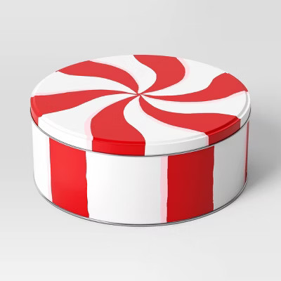 8.25"x3" Christmas Red and White Swirl Gift Box - Wondershop™ | Target