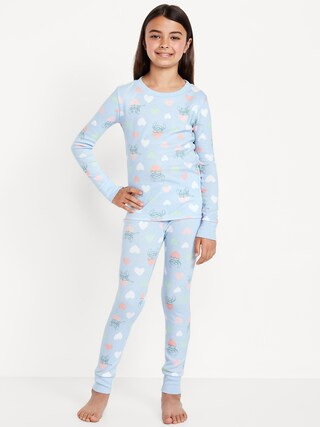 Disney© Lilo & Stitch Snug-Fit Graphic Pajama Set for Girls | Old Navy (US)
