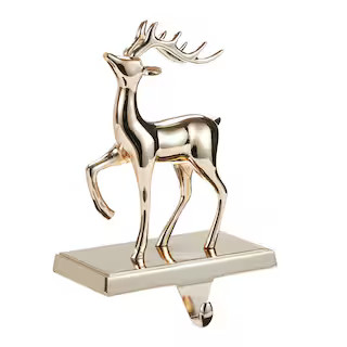 CANVAS Christmas Decoration Deer Stocking Holder, Gold, 7 3/10-in | Canadian Tire