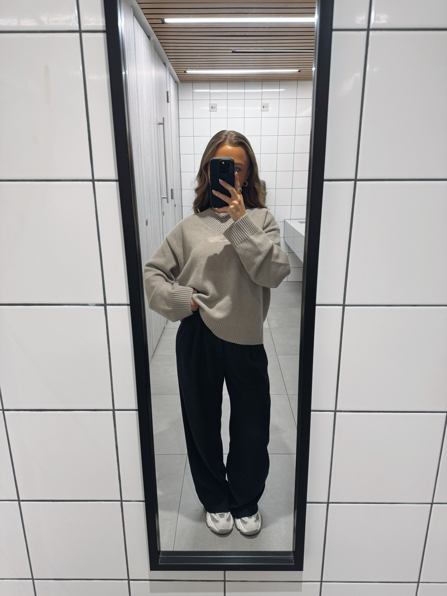 recent work outfits🤍

Pinterest style outfit inspo ideas wide leg trousers smart casual work asos loose spring summer TikTok casual easy basic neutral ootd faves casual corporate petite taupe oversized vneck knit jumper 

#LTKootd #LTKWorkwear #LTKspring