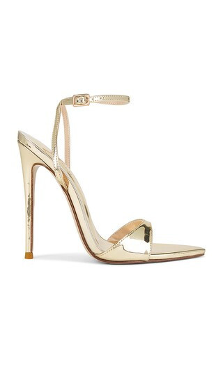 FEMME LA GG Heel in Metallic Gold. - size 5 | Revolve Clothing (Global)