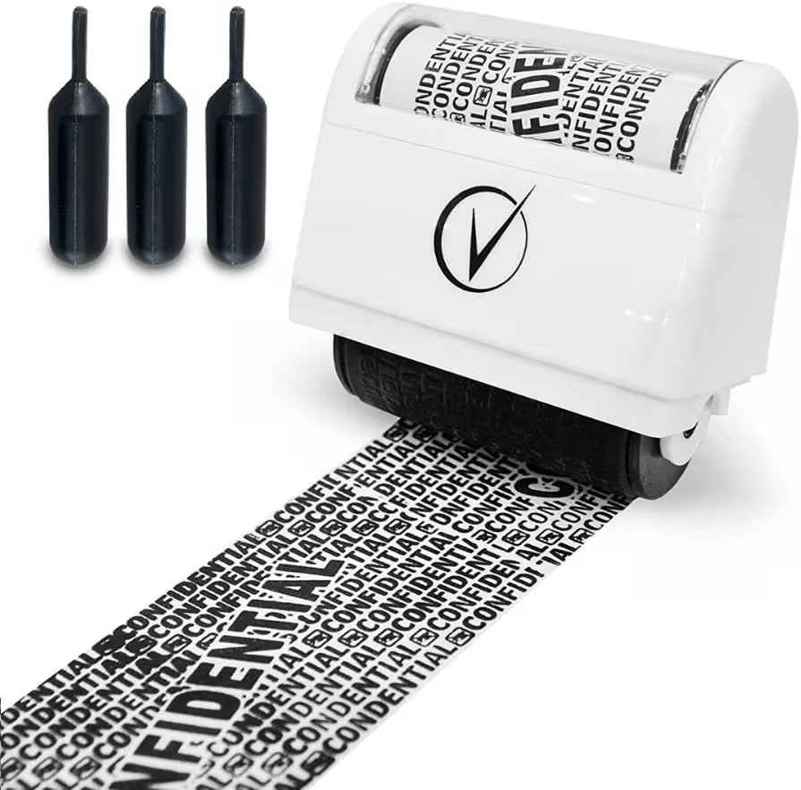 Vantamo Identity Theft Protection Roller Stamp for Hiding Sensitive Information, Wide Confidentia... | Amazon (US)
