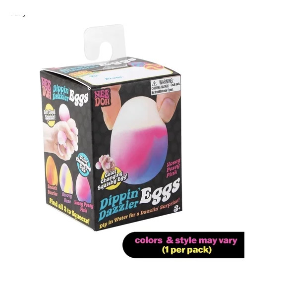 Schylling Needoh Dippin Dazzler - Sensory Squeeze  Egg , Changes Color | Walmart (US)