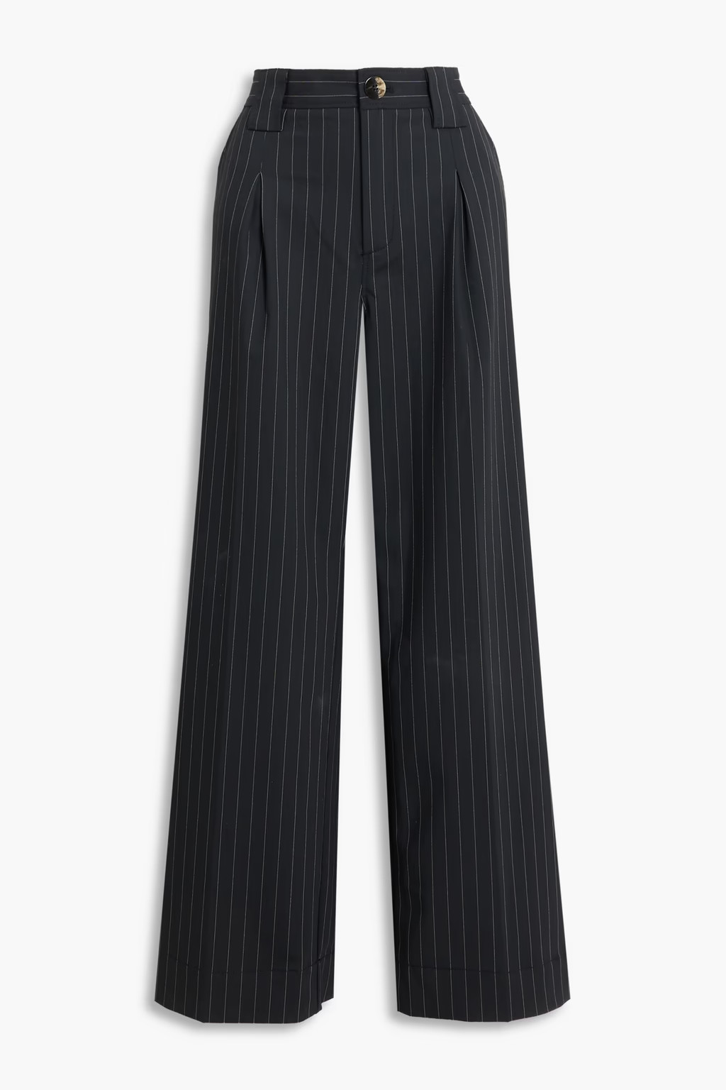 Pinstriped twill wide-leg pants | The Outnet (US and CA)