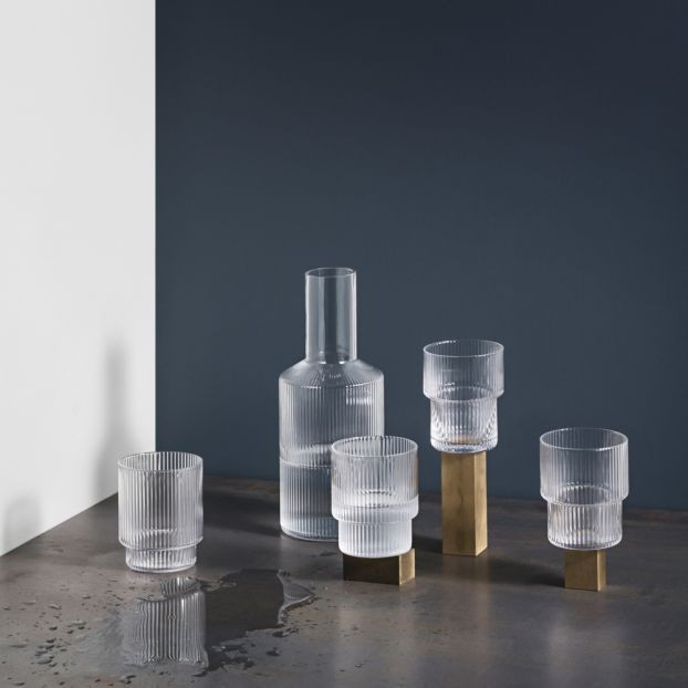 Ripple Glasses - Set of 4 Transparent | Smallable DE