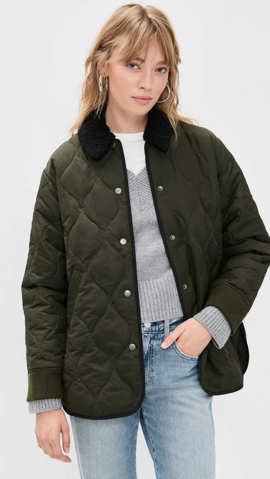 Anne Quilted Jacket In Nylon | Shopbop