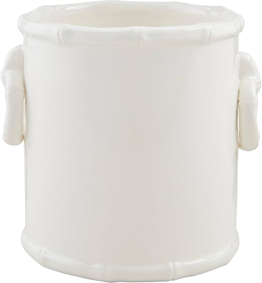 Mud Pie Bamboo Handle Utensil Holder; 6" x 5 1/2" Dia | Amazon (US)