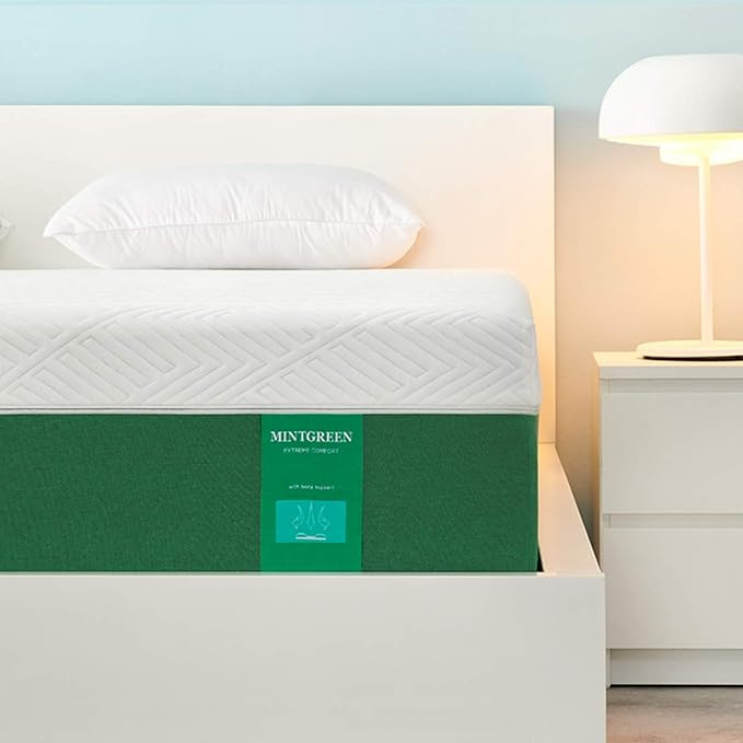 Amazon.com: King Mattress, Mintgreen12 inch Gel Memory Foam Mattress with CertiPUR-US Certified F... | Amazon (US)